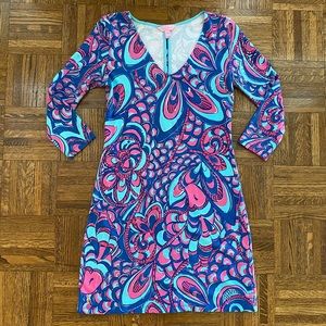 Lilly Pulitzer Clarke V-Neck Terry Dress